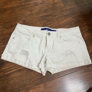 Sapphire Ink White Jean Shorts size 5